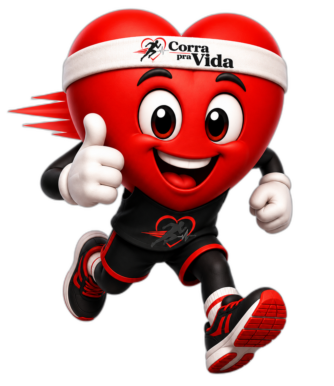 Mascote Corra Pra Vida